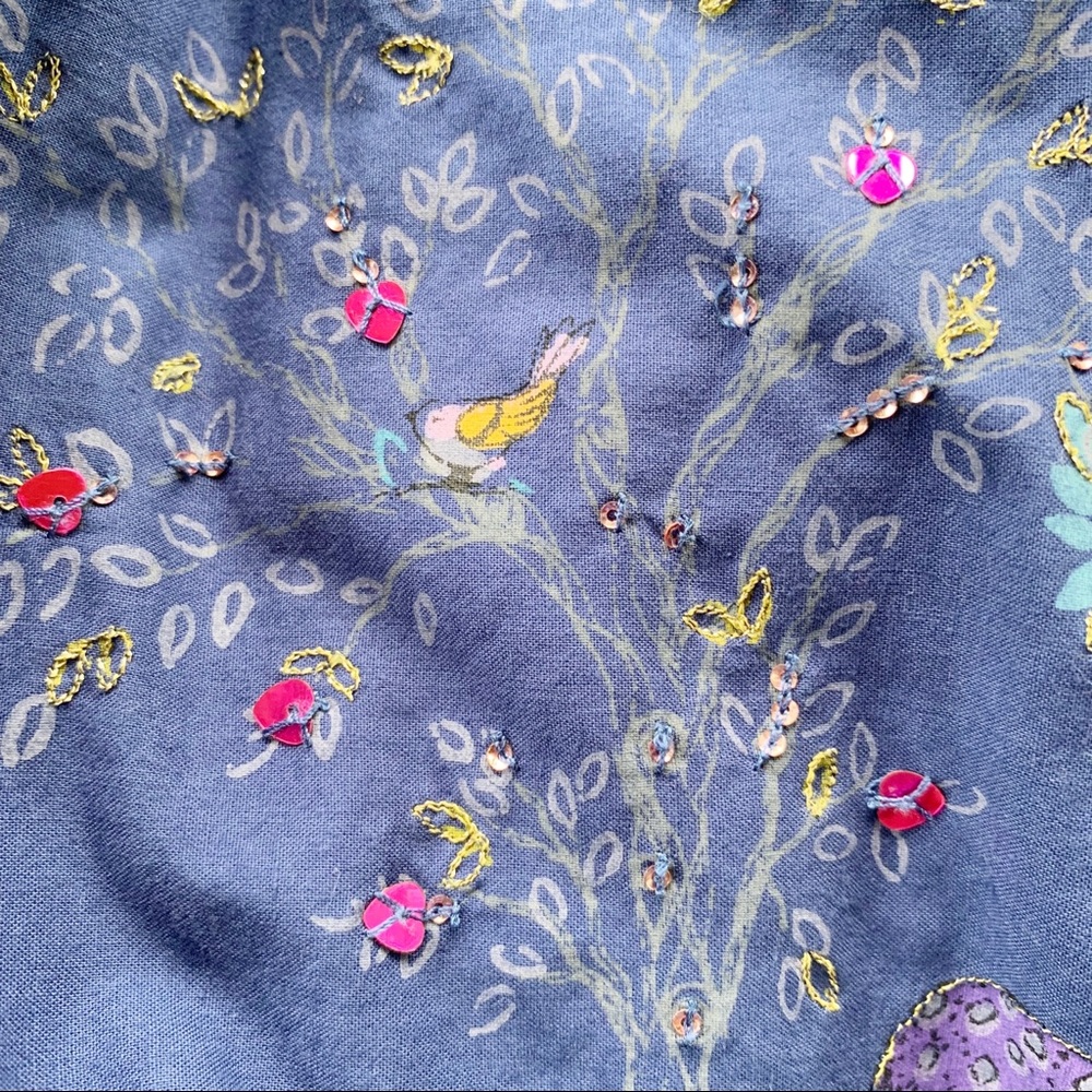 Monsoon Dress, girls size 5/6 - Picture 5 of 8